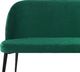 Beliani Sofa 2-osobowa welurowa zielona OSBY 5