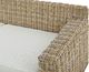 Beliani Sofa ogrodowa rattaowa jasnobrązowa ARDEA 4