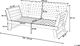 Beliani Sofa ogrodowa drewniana ciemna z regulowanymi podłokietnikami PORTICI 7