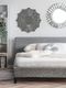 Beliani Łóżko tapicerowane 180 x 200 cm szare FITOU 2