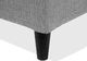 Beliani Łóżko tapicerowane 180 x 200 cm szare FITOU 8