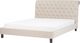 Beliani Łóżko tapicerowane 180 x 200 cm beżowe REIMS 1