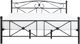 Beliani Łóżko metalowe 180 x 200 cm czarne RODEZ 2