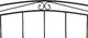 Beliani Łóżko wysuwane metalowe 80 x 200 cm czarne TULLE 6