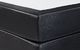 Beliani Łóżko kontynentalne 160 x 200 cm czarne PRESIDENT 4