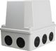 Marlanvil Puszka natynkowa z dławikami wym/wew 150x110x135 mm 10membran z wysoką pokrywą IP66 008.PG.CA.G M-L 2701 3