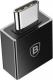 Adapter USB Baseus Exquisite USB-C - USB Czarny  (CATJQ-B01) 2