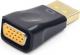 Adapter AV Gembird DisplayPort - D-Sub (VGA) czarny (A-DPM-VGAF-01) 1