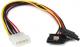 StarTech Molex - SATA x2, 0.3m, Wielokolorowy (PYO2LP4LSATA) 1