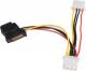 StarTech SATA 15-pin - Molex x3, 0.15m, Wielokolorowy (LP4SATAFM2L) 5