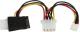 StarTech SATA 15-pin - SATA 15-pin, Czarny (LP4SATAFMD) 1