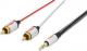 Kabel Ednet Jack 3.5mm - RCA (Cinch) x2 2.5m  (84542) 1