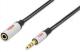 Kabel Ednet Jack 3.5mm - Jack 3.5mm 3m czarny (84541) 1