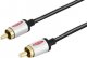 Kabel Ednet RCA (Cinch) - RCA (Cinch) 1.5m srebrny (84595) 1