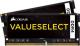 Pamięć do laptopa Corsair Value Select, SODIMM, DDR4, 16 GB, 2133 MHz, CL15 (CMSO16GX4M2A2133C15) 1