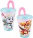 Stor Psi Patrol Kubek plastikowy ze słomką 430 ml 1