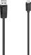 Kabel USB Hama USB-A - microUSB 0.75 m Czarny (002006070000) 2