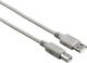 Kabel USB Hama USB-A - USB-B 3 m Szary (002009010000) 2