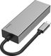 HUB USB Hama 1x RJ-45 1x USB-C PD  + 2x USB-A 3.2 Gen1 (002001080000) 1