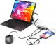 HUB USB Hama 1x RJ-45 1x USB-C PD  + 2x USB-A 3.2 Gen1 (002001080000) 4