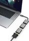 Adapter USB Hama Premium USB-C - DisplayPort Mini + HDMI + VGA Szary  (002003060000) 3