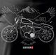 Topslang Koszulka motocyklowa z motocyklem Harley Davidson Iron 883 męska czarna REGULAR L 2