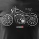 Topslang Koszulka motocyklowa z motocyklem Harley Davidson Iron 883 męska czarna SLIM S 2
