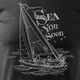 Topslang Koszulka żeglarska z jachtem męska czarna REGULAR L 2