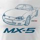 Topslang Koszulka z samochodem MAZDA MX-5 MX 5 męska biała REGULAR XXL 2
