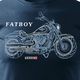 Topslang Koszulka motocyklowa z motocyklem HARLEY DAVIDSON FATBOY męska granatowa SLIM XXL 2