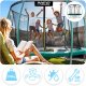Trampolina ogrodowa Neo-Sport NS-08C181 z siatką wewnętrzną 8.5 FT 252 cm 11