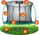 Trampolina ogrodowa Neo-Sport NS-08C181 z siatką wewnętrzną 8.5 FT 252 cm 7