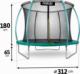 Trampolina ogrodowa Neo-Sport NS-10C181 z siatką wewnętrzną 10 FT 312 cm 8