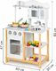 Ecotoys Drewniana kuchnia dla dzieci + akcesoria 10