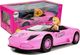 Lalka Barbie Lean Sport Samochód Sportowy Cabrio Auto z Lalką Różowe 1