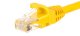 NetRack patch cord cat.5e RJ45 1mb zalewany żółty (BZPAT1UY) 1