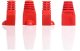 NetRack osłonka na wtyk RJ45 czerwona (100 szt) (NP48R) 1