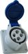Mennekes Gniazdo 16A 4P 230V IP44 tablicowe proste 1389 MENNEKES 0197 2