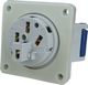 Mennekes Gniazdo 16A 4P 230V IP44 tablicowe proste 1389 MENNEKES 0197 4