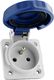 Doktorvolt Gniazdo tablicowe 230V 16A IP67 system francuski Doktorvolt 9962 1