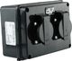 Doktorvolt Puszka hermetyczna z gniazdami 230V wym/zew 160x120x95 IP54 Schuko 6.82105 M-L 9573 1