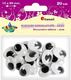 Titanum Oczy ruchome 15x20mm samoprzylepne 20szt,CRAFT-FUN 1