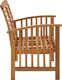 vidaXL Ławka ogrodowa 119 cm lite drewno akacjowe VidaXL 3