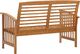 vidaXL Ławka ogrodowa 119 cm lite drewno akacjowe VidaXL 4