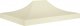 vidaXL VidaXL Dach do namiotu imprezowego, 4 x 3 m, kremowy, 270 g/m 1