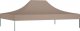 vidaXL VidaXL Dach do namiotu imprezowego, 4 x 3 m, taupe, 270 g/m 2