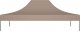 vidaXL VidaXL Dach do namiotu imprezowego, 4 x 3 m, taupe, 270 g/m 3