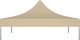 vidaXL  Dach namiotu imprezowego, 3 x 3 m, beżowy, 270 g/m 3