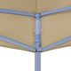 vidaXL  Dach namiotu imprezowego, 3 x 3 m, beżowy, 270 g/m 4