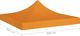 vidaXL Dach namiotu imprezowego, 3 x 3 m, pomarańczowy, 270 g/m 5